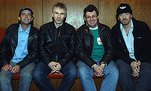 Left to right: Ian McCallum, Steve Grantley, Jake Burns, Ali McMordie